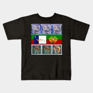 Portuguese Folk Art Kids T-Shirt